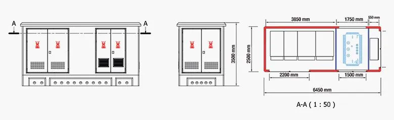 NLB Serisi Beton Köşkler — Teknik Çizimler