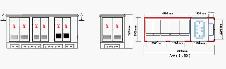 NLB Serisi Beton Köşkler — Teknik Çizimler